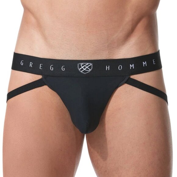 Gregg Homme Men's ROOM-MAX Jockstrap Black - 152734 - Picture 1 of 2